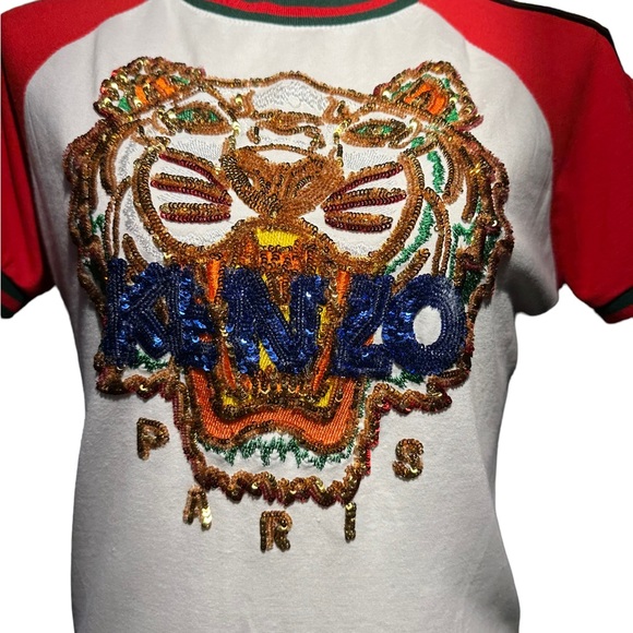 KENZO bling tiger top in size Medium. Absolutely gorgeous. - Picture 4 of 13